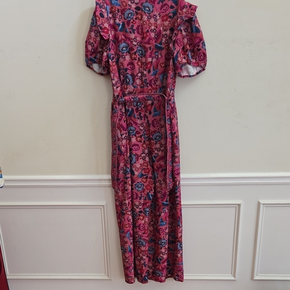 FARM Rio Vibrant Pink and Blue Floral Jumpsuit Size XL - Picture 4 of 7